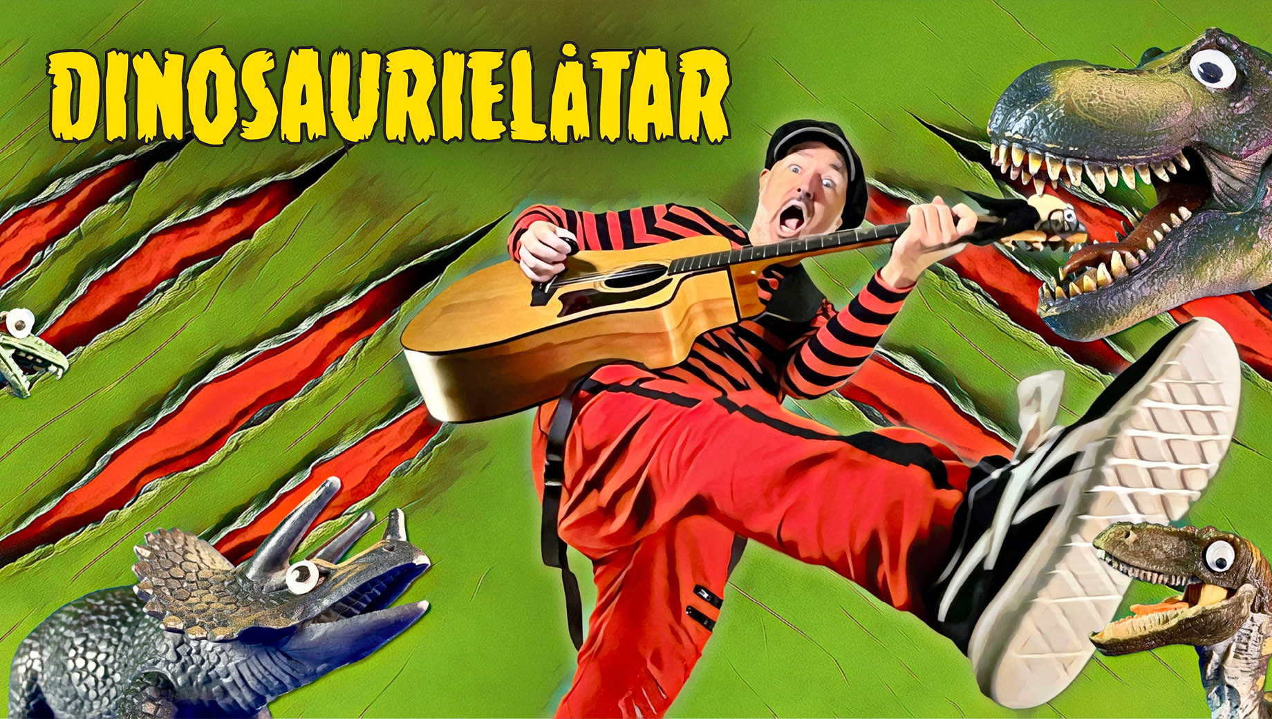 Pappa Kapsyl - Dinosaurielåtar!